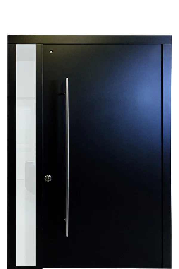 Clear security door